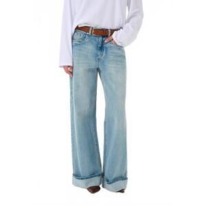 NEW GESTUZ wide-leg sara jeans in blue